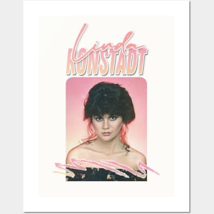 Linda Ronstadt / Original Retro Style Fan Art Design Posters and Art